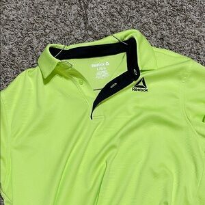 Reebok Men's Bright Lime Polo Shirt